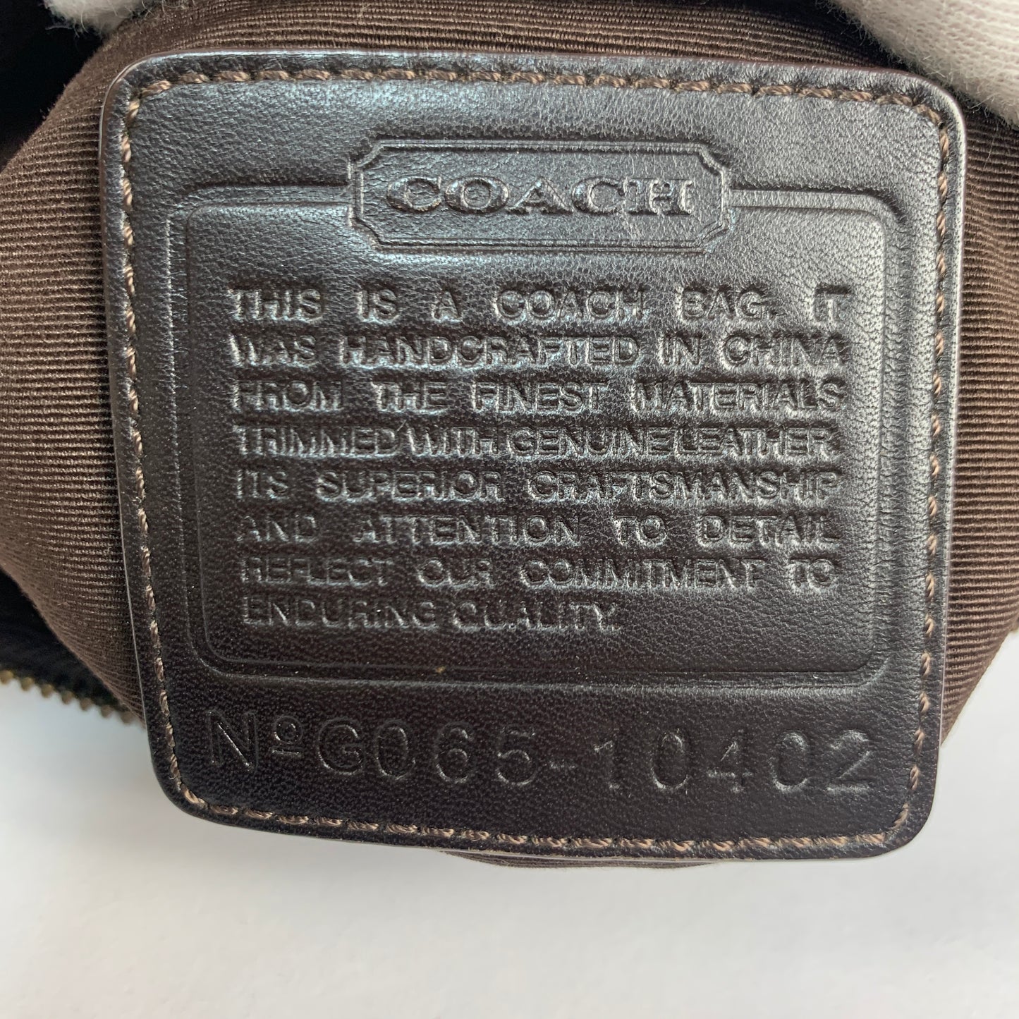 【傷や汚れあり】COACH コーチ ショルダーバッグ シグネチャー柄 レザー ベージュ ブラウン 202401-1084