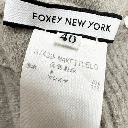 【目立った傷や汚れなし】FOXEY NEWYORK COLLECTION フォクシーニューヨーク トップス ニットセーター 40/レディース グレー