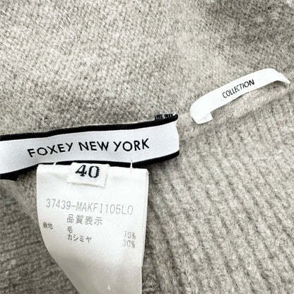 【目立った傷や汚れなし】FOXEY NEWYORK COLLECTION フォクシーニューヨーク トップス ニットセーター 40/レディース グレー