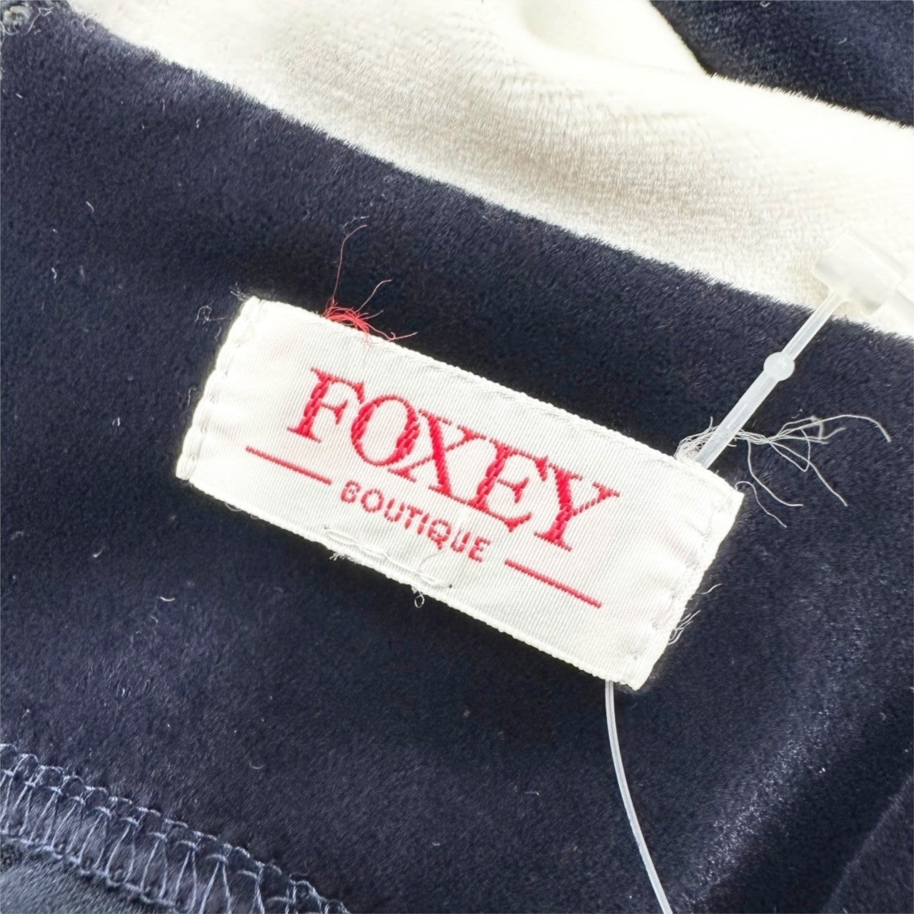 【目立つ傷や汚れあり】FOXEY フォクシー ワンピース サイズF ネイビー