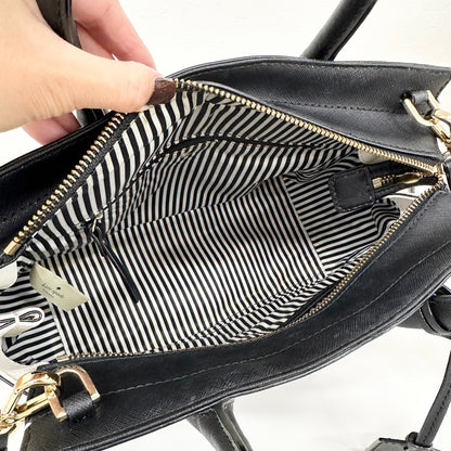 kate spade ケイトスペード 2way ショルダーバック ハンドバック ブラック ホワイト バイカラー キャメロンストリート スモールキャンダス