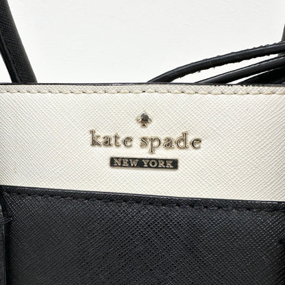 kate spade ケイトスペード 2way ショルダーバック ハンドバック ブラック ホワイト バイカラー キャメロンストリート スモールキャンダス