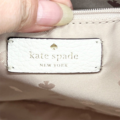 kate spade ケイトスペード 2way ハンドバッグ ショルダーバッグ ホワイト レザー