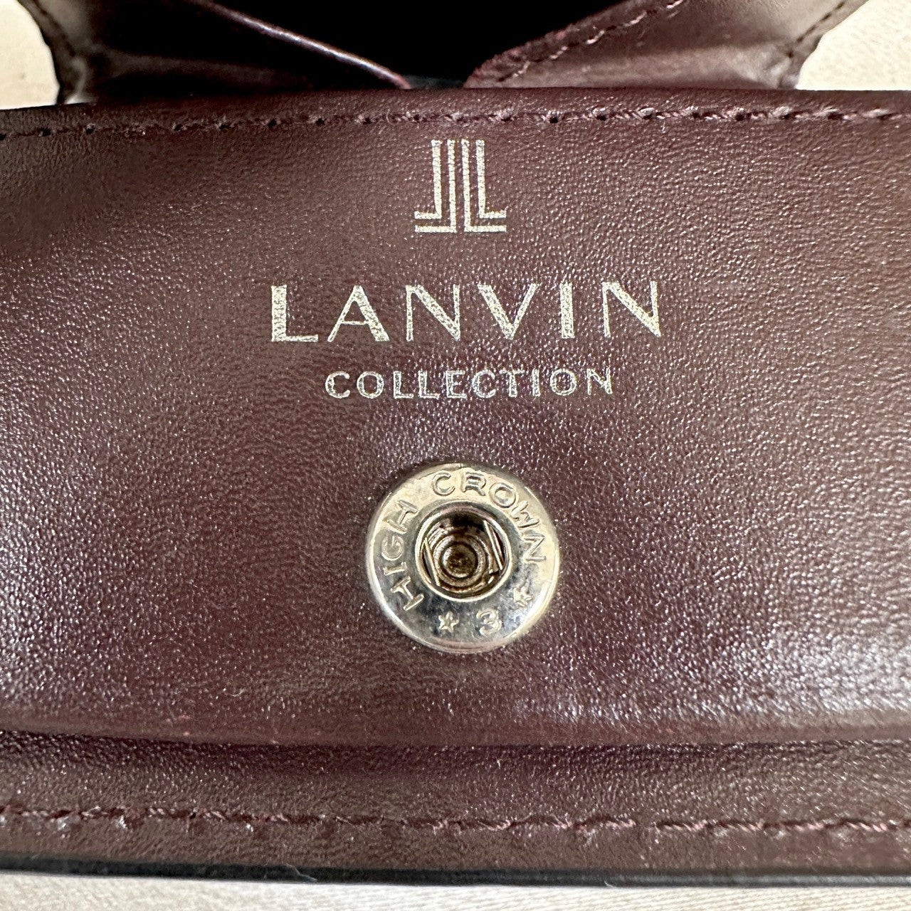 【多少擦れあり】LANVIN ランバン コインケース  小銭入れ ブラック 黒 202406-0131