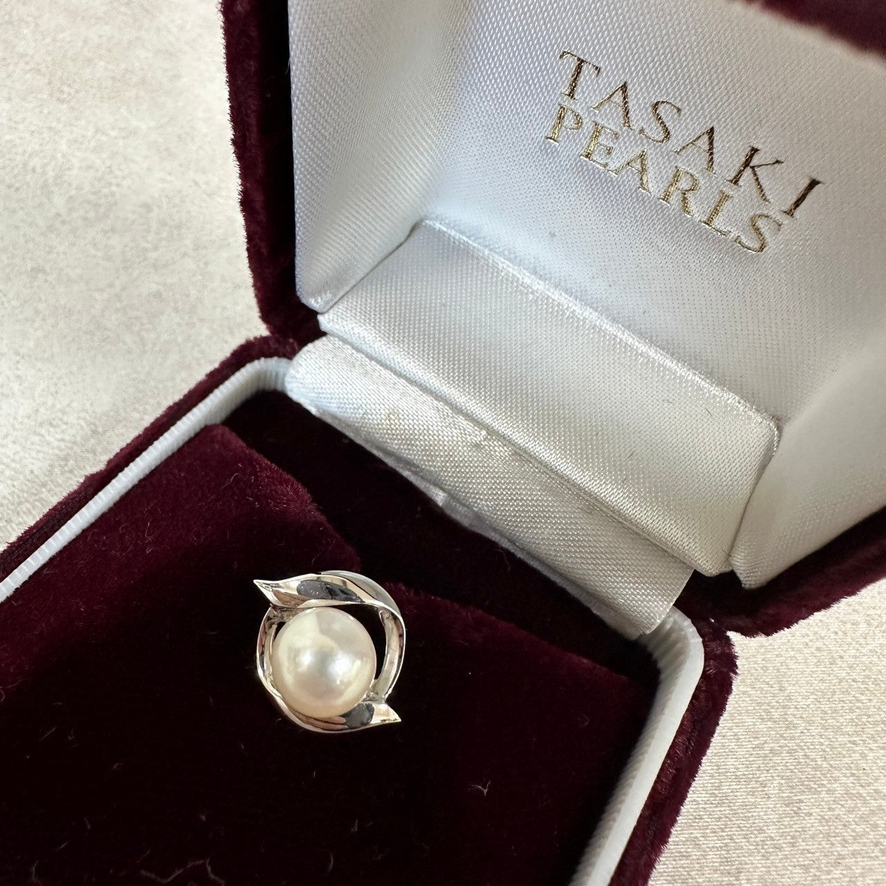 【箱付き・美品】TASAKI PEARLS タサキパール ブローチ タイタックピン シルバー 202406-2091