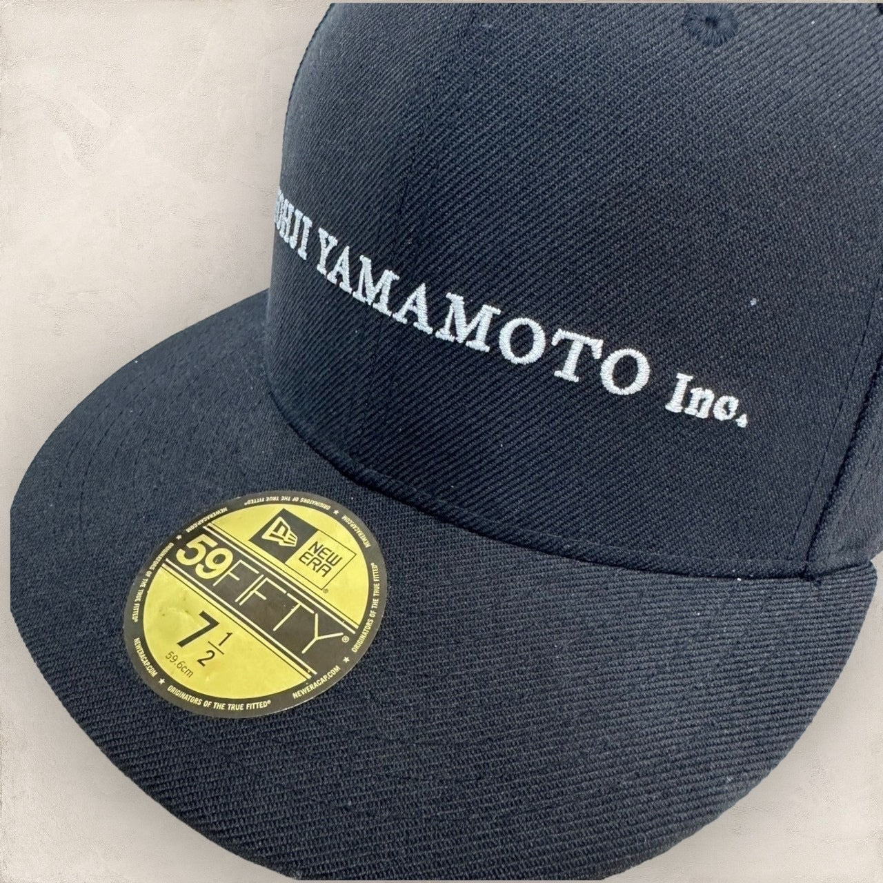 【美品】NEW ERA YOHJI YAMAMOTO Inc キャップ サイズ7 1/2 黒 ブラック 202406-2010