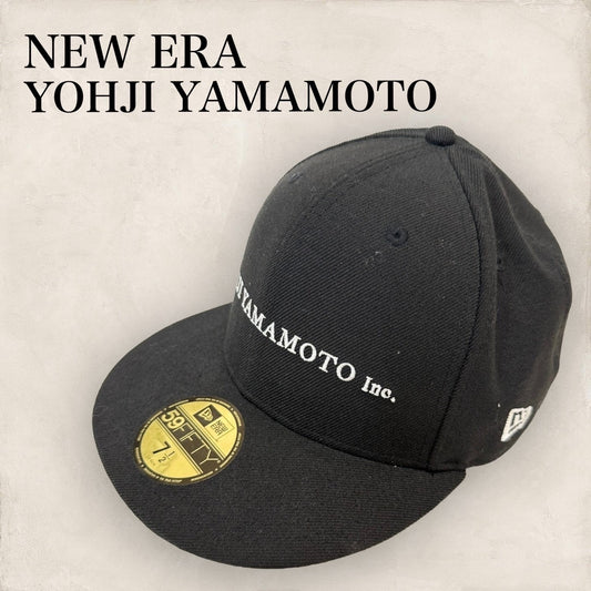 【美品】NEW ERA YOHJI YAMAMOTO Inc キャップ サイズ7 1/2 黒 ブラック 202406-2010