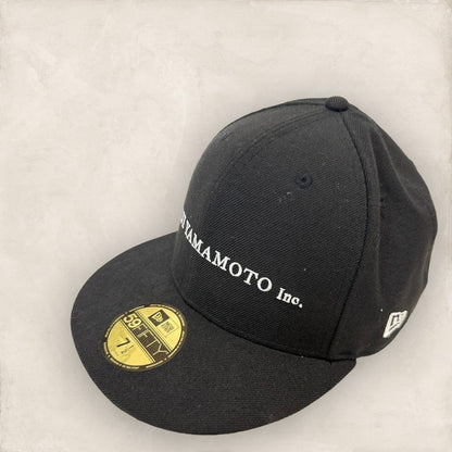 【美品】NEW ERA YOHJI YAMAMOTO Inc キャップ サイズ7 1/2 黒 ブラック 202406-2010