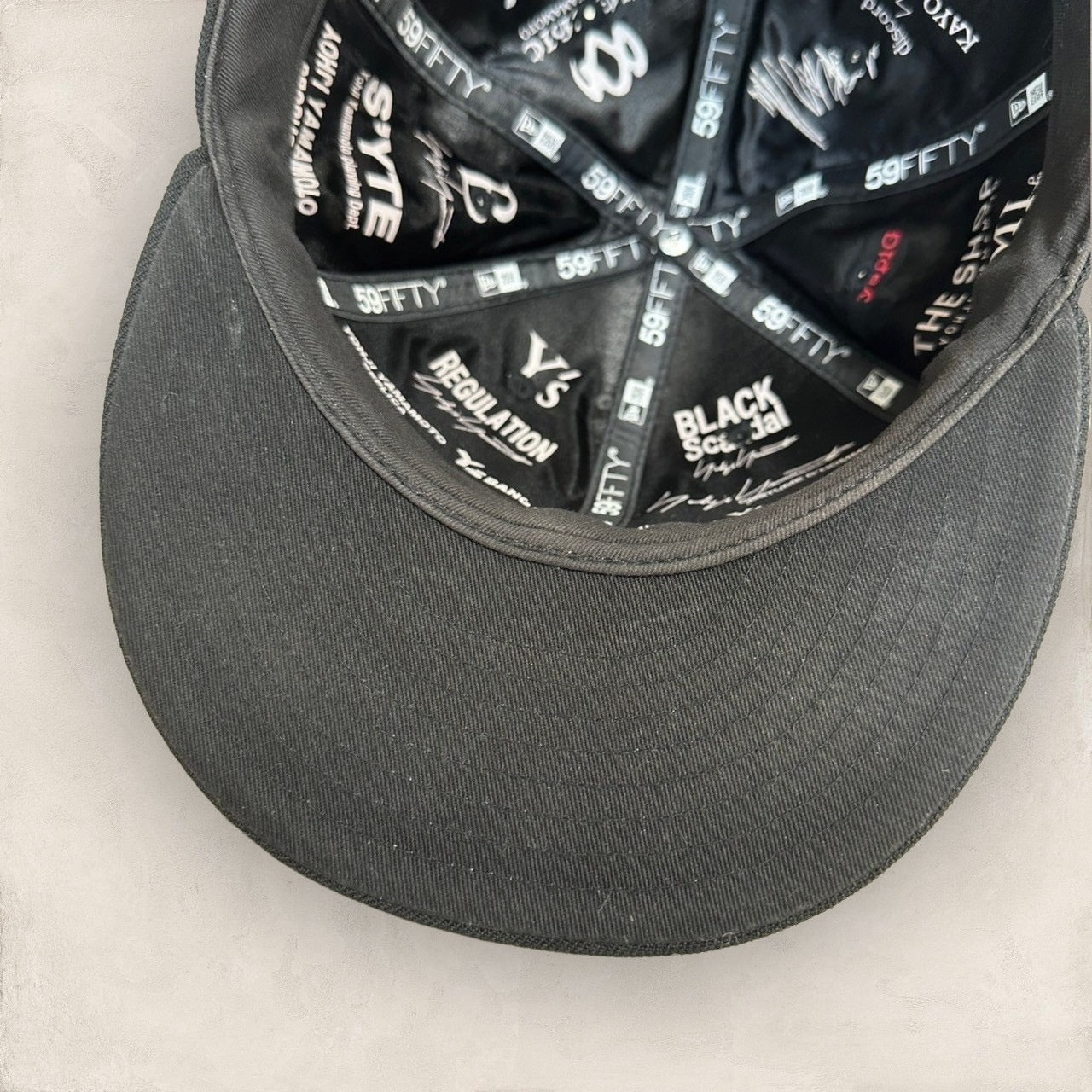 【美品】NEW ERA YOHJI YAMAMOTO Inc キャップ サイズ7 1/2 黒 ブラック 202406-2010