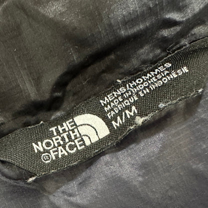 【傷あり】THE NORTH FACE ザ ノースフェイス メンズ ダウン ナイロン ジャンパー サイズM/M 黒 ブラック 202406-0118