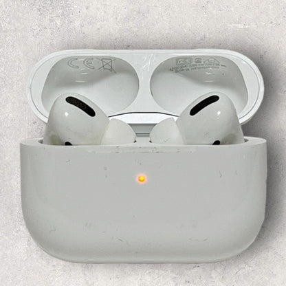 【動作確認済】Apple アップル AirPods Pro (第1世代) 　充電ケース　イヤホン　オロビアンコケース付き　A2083　動作確認ずみ　202406-0122