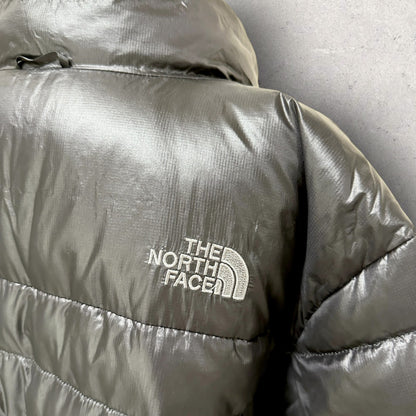 【傷あり】THE NORTH FACE ザ ノースフェイス メンズ ダウン ナイロン ジャンパー サイズM/M 黒 ブラック 202406-0118