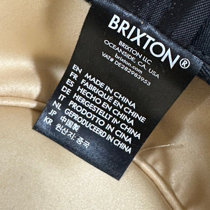 【美品】BRIXTON ブリクストン メンズ ポークパイハット サイズM 黒 ブラック 202406-0114