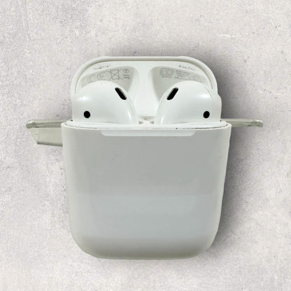 【ケースに汚れあり・動作確認済み】Apple アップル AirPods  (第2世代) イヤホン A1602 202406-0290