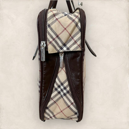 【美品】BURBERRY バーバリー ノバチェック キャンバス×レザー ２WAY ハンドバッグ  202406-2008