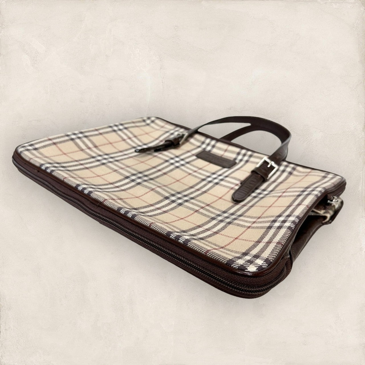 【美品】BURBERRY バーバリー ノバチェック キャンバス×レザー ２WAY ハンドバッグ  202406-2008