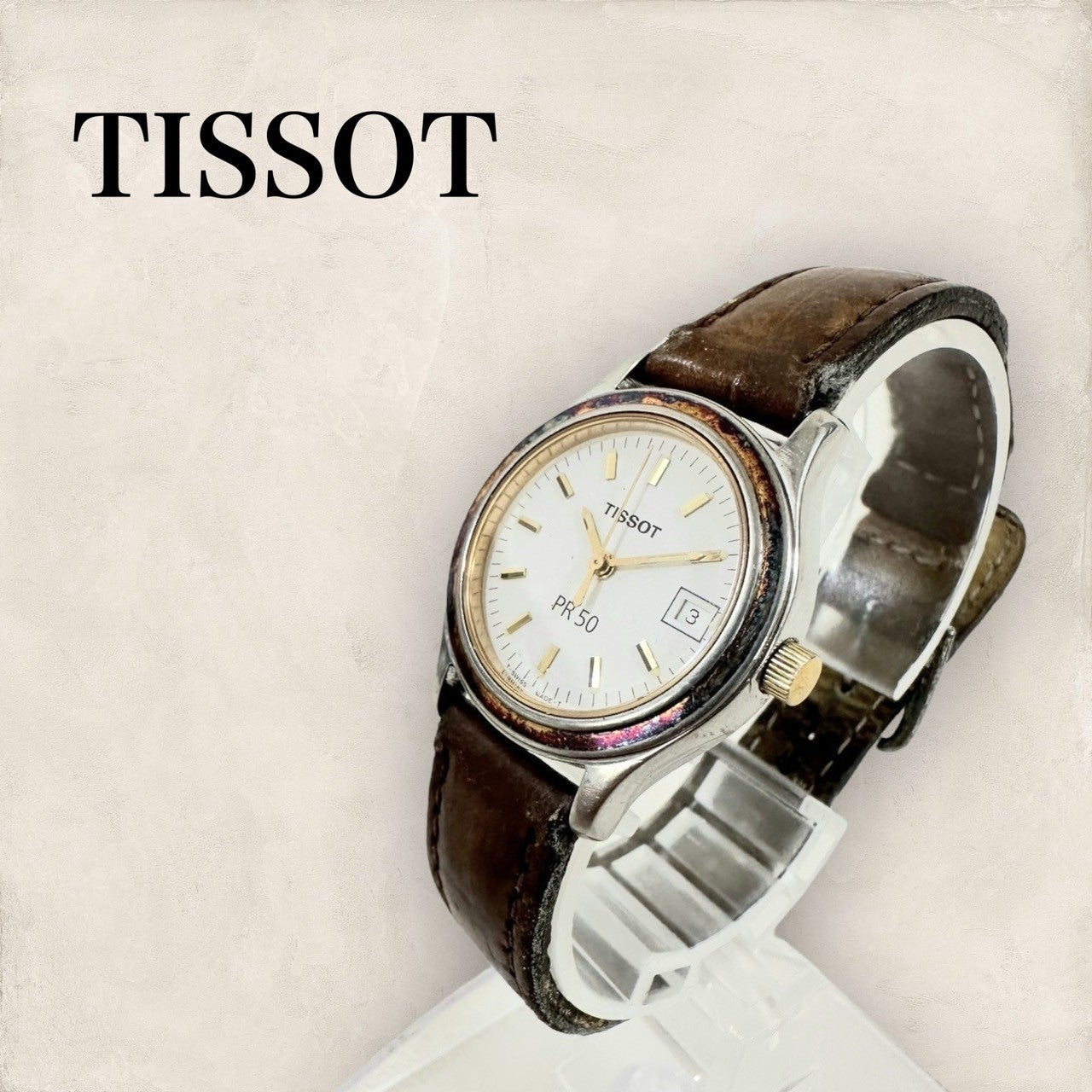 【使用感あり・動作未確認】TISSOT ティソ クォーツ腕時計 シルバー202406-2061