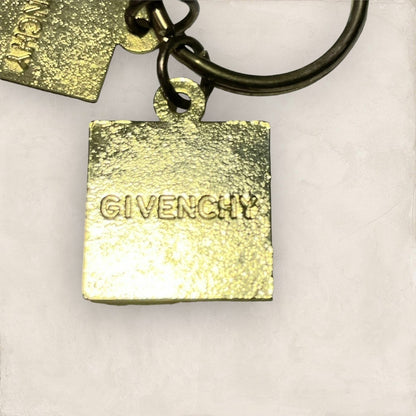 【美品】GIVENCHY ジバンシー キーリング チャーム ゴールド 202406-0278