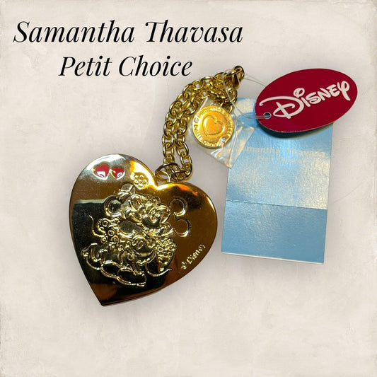 【未使用】Samantha Thavasa Petit Choice サマンサタバサプチチョイス ×ディズニーキーホルダー バックチャーム ゴールド 202406-0285