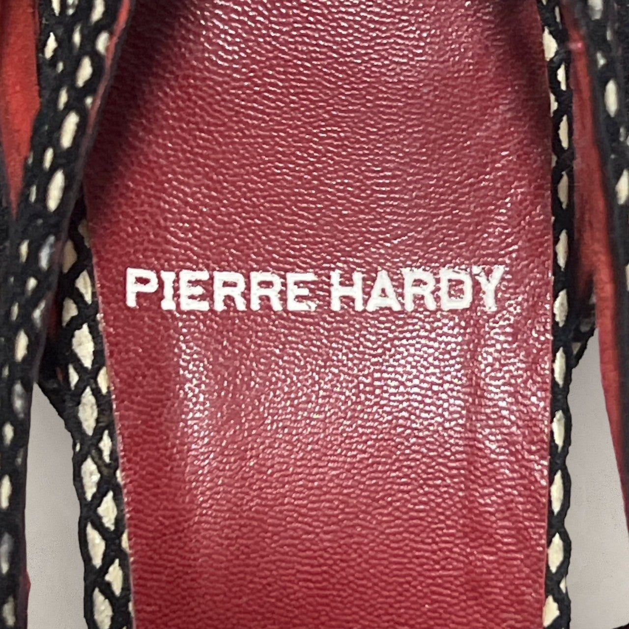 【美品】PIERRE HARDY ピエールアルディ パンプス オープントゥ ブラック 黒 サイズ38 202406-0217