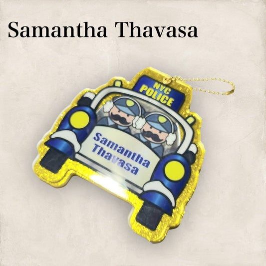 【美品】Samantha Thavasa サマンサタバサ  ミラーキーホルダー ゴールド 202406-0274