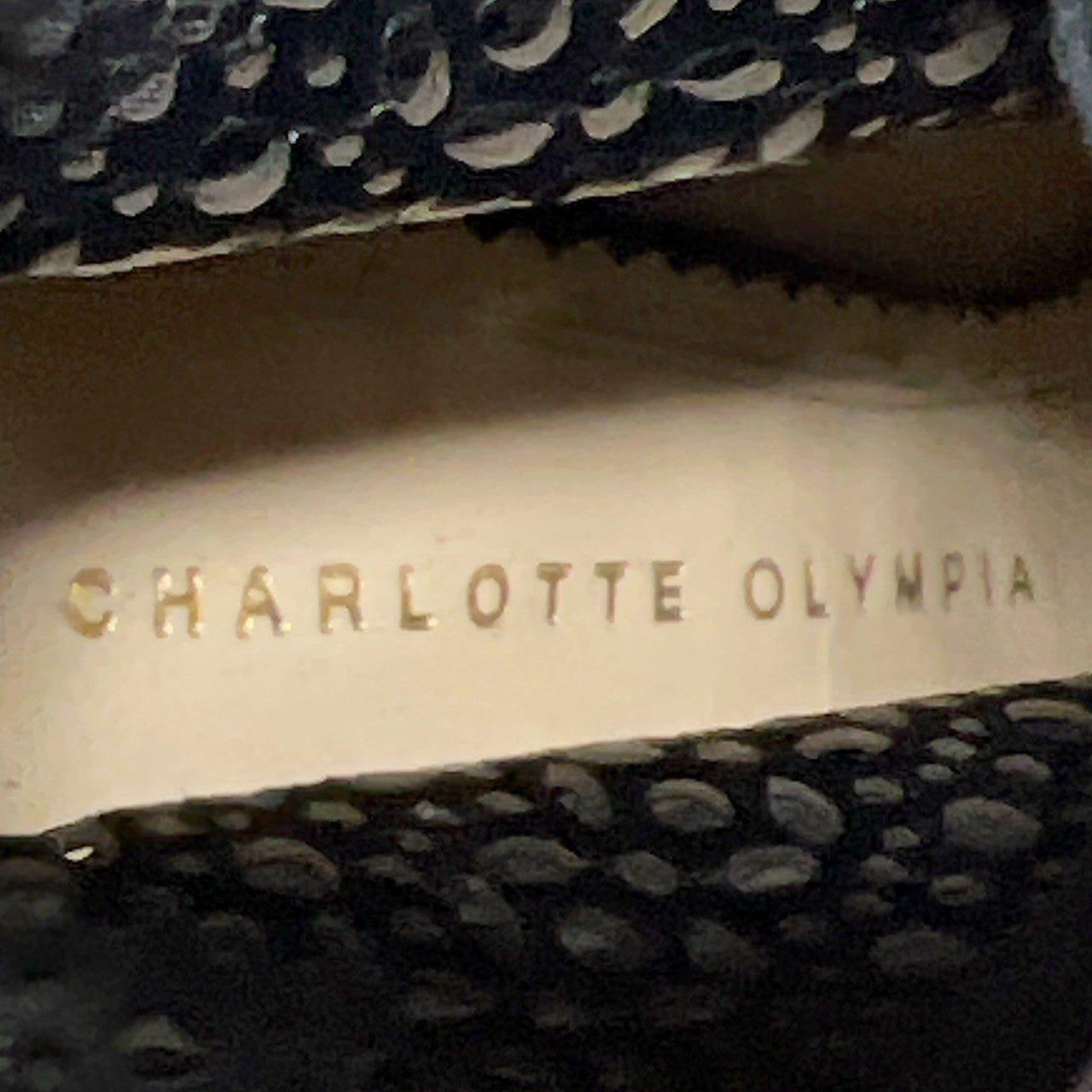 【美品】CHARLOTTE OLYMPIA シャーロットオリンピア パンプス ショートブーツ レース編み スエード ブラック 黒 サイズ38 1/2 202406-0221