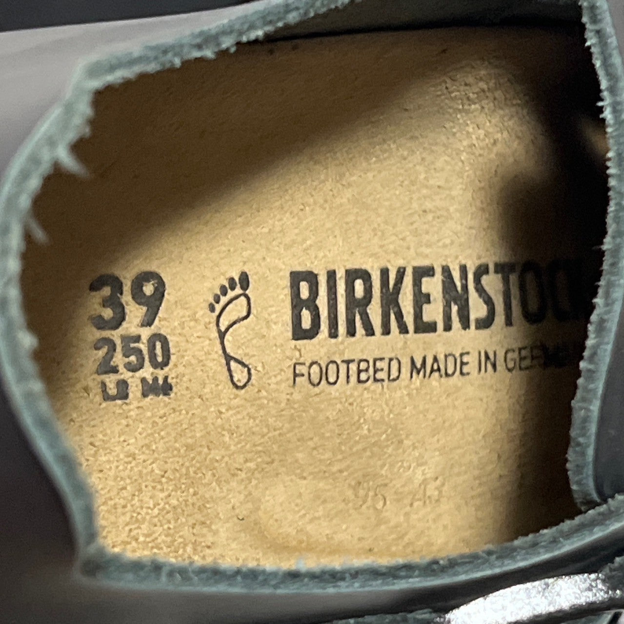 【美品】BIRKENSTOCX ビルケンシュトック コルク製のフットベッド サンダル ブラック 黒 サイズ39 202406-0201