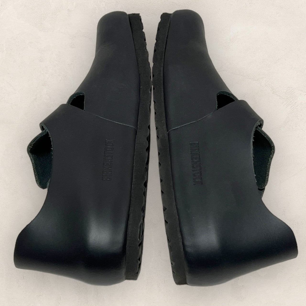 【美品】BIRKENSTOCX ビルケンシュトック コルク製のフットベッド サンダル ブラック 黒 サイズ39 202406-0201