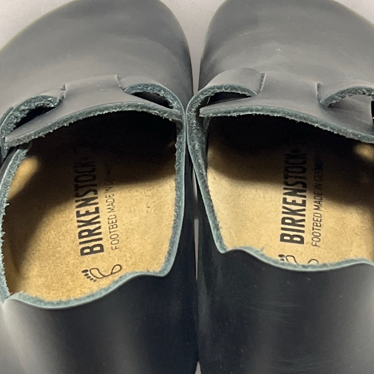 【美品】BIRKENSTOCX ビルケンシュトック コルク製のフットベッド サンダル ブラック 黒 サイズ39 202406-0201