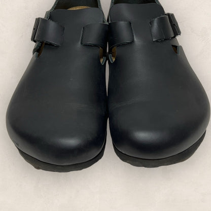 【美品】BIRKENSTOCX ビルケンシュトック コルク製のフットベッド サンダル ブラック 黒 サイズ39 202406-0201