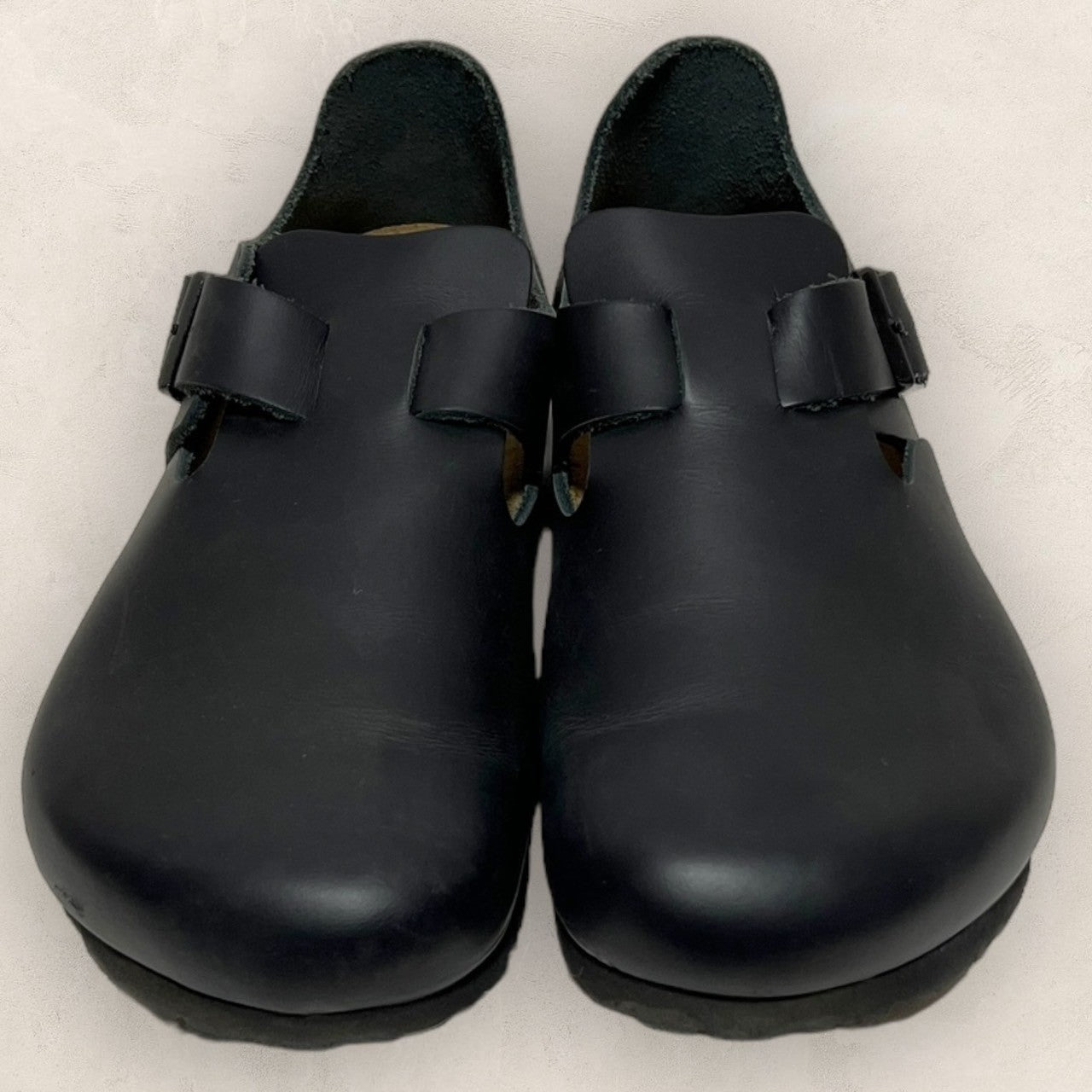 【美品】BIRKENSTOCX ビルケンシュトック コルク製のフットベッド サンダル ブラック 黒 サイズ39 202406-0201