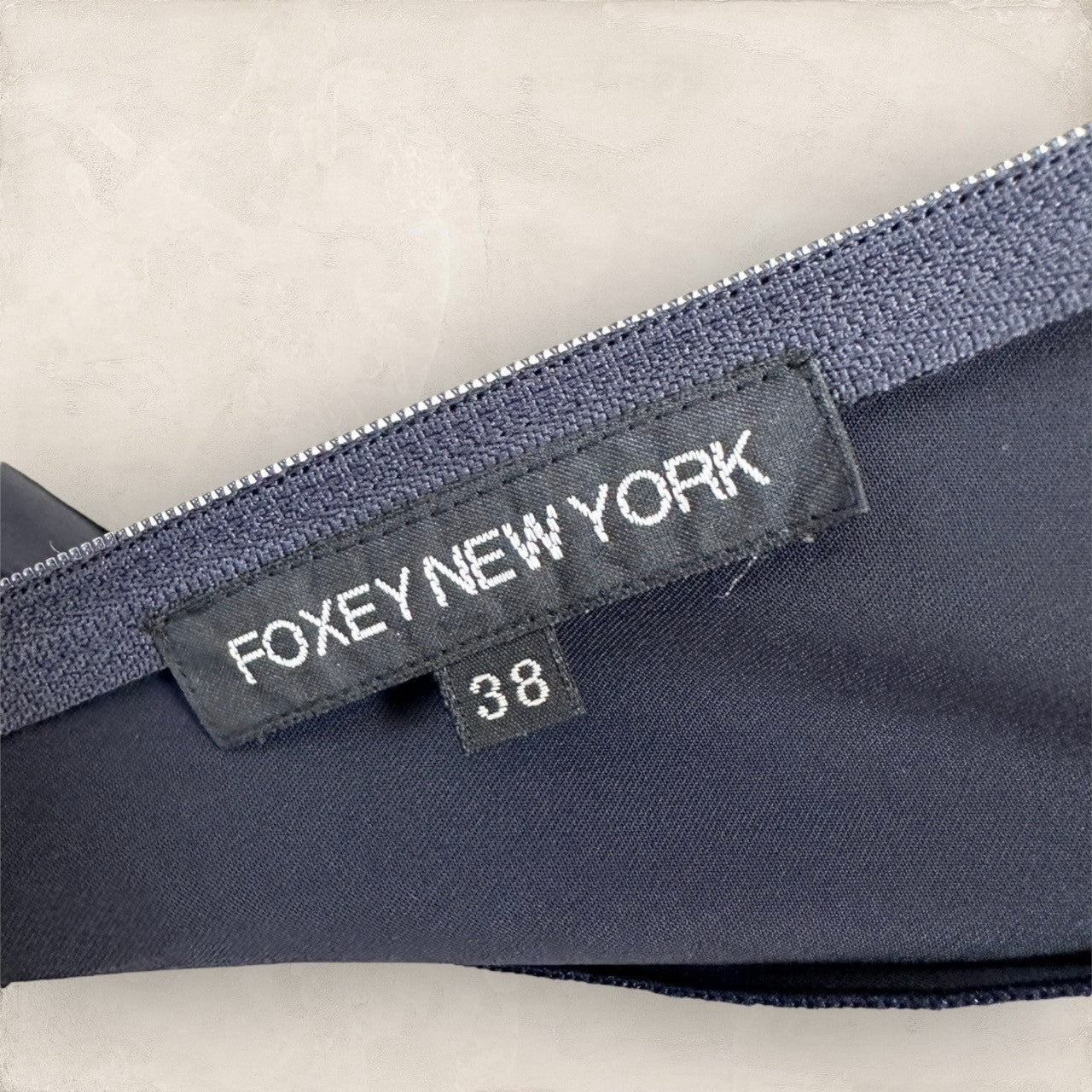 【美品】FOXEY NEW YORK フォクシーニューヨーク ノースリーブワンピース 黒 ブラック 38 202406-0153