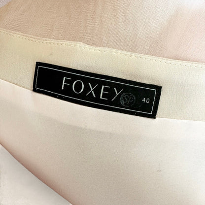 【美品】FOXEY フォクシー キャミソールノースリーブ ワンピース ピンク 40 202406-0157