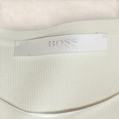 【使用感なし】HUGO BOSS ヒューゴボス カーティガン ホワイト 白  202406-0294