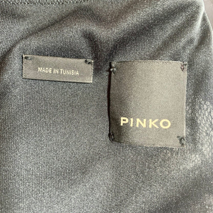 【目立った傷や汚れなし】PINKO ピンコ  ドレス レースロングワンピース ブラック 黒 サイズIT42 US6 202406-0335