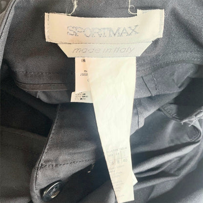 【目立った傷や汚れなし】SPORTMAX スポーツマックス スカート タイトスカートスリット ブラック黒 サイズ40 US6 202406-0340