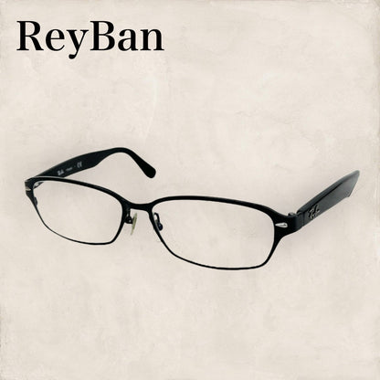 【歪みあり】ReyBan レイバン メガネ ブラック 黒 RB8707 1017 202406-0366