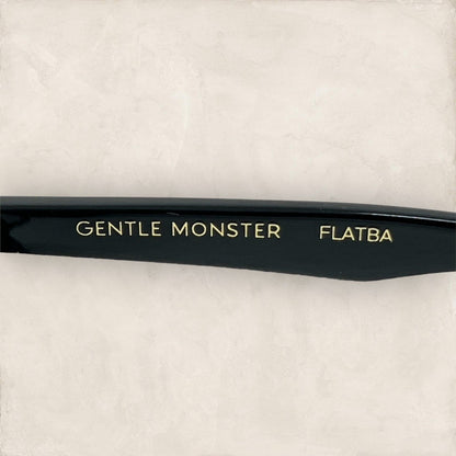 【歪みあり】GENTLE MONSTER ジェントルモンスター サングラス ブラック 黒  202406-0359