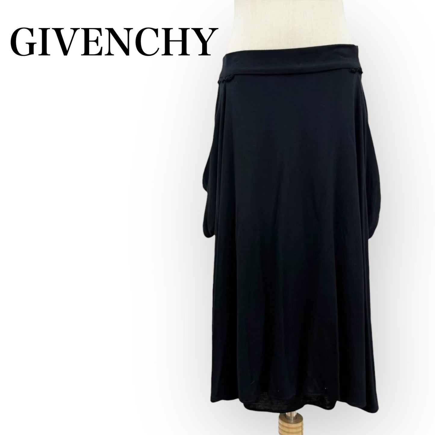 GIVENCHY ジバンシー ロングスカート ブラック サイズ42　